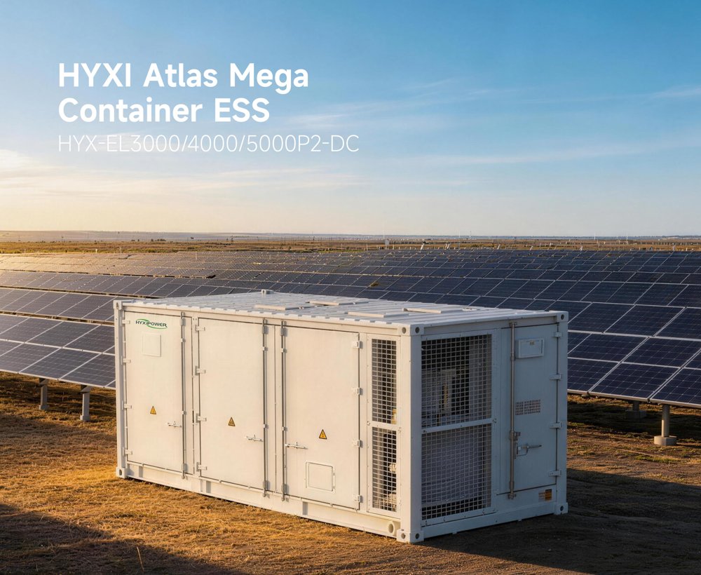HYXI Atlas Mega containerised utility-scale energy storage