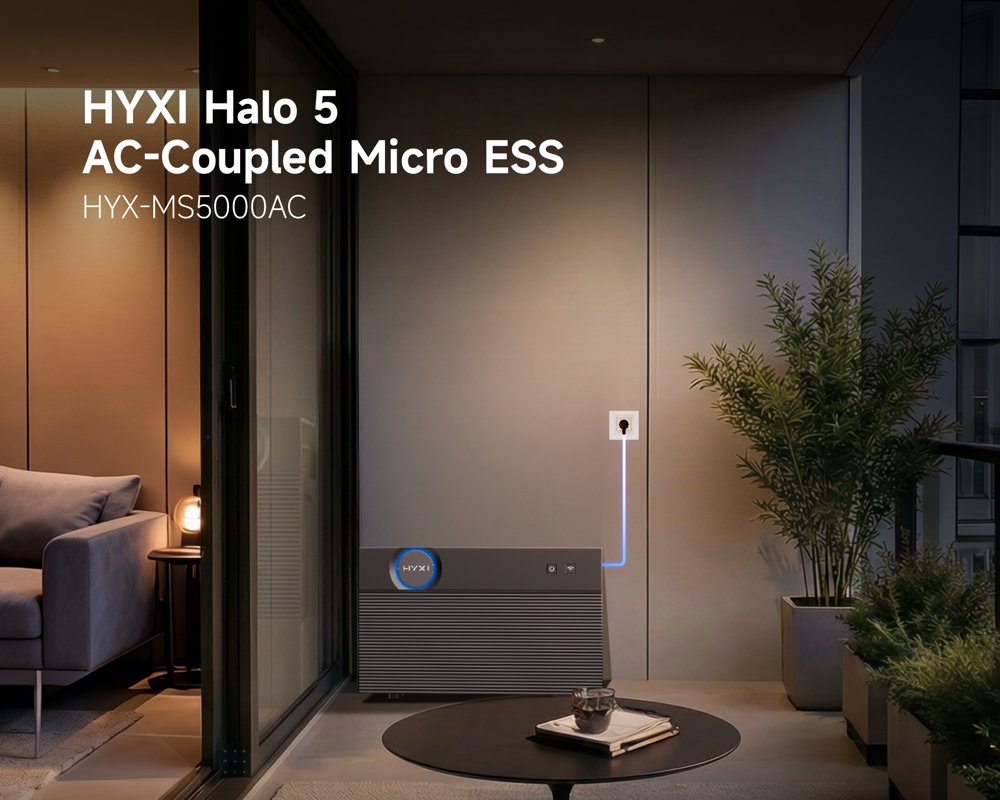HYXI Halo AC-Coupled Micro ESS home battery