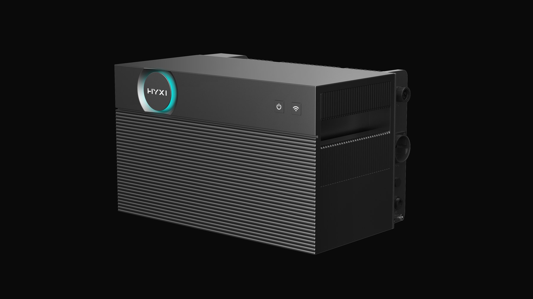 HYXI Halo PV plug-in all-in-one micro ESS — a 3 kWh home battery with a built-in inverter