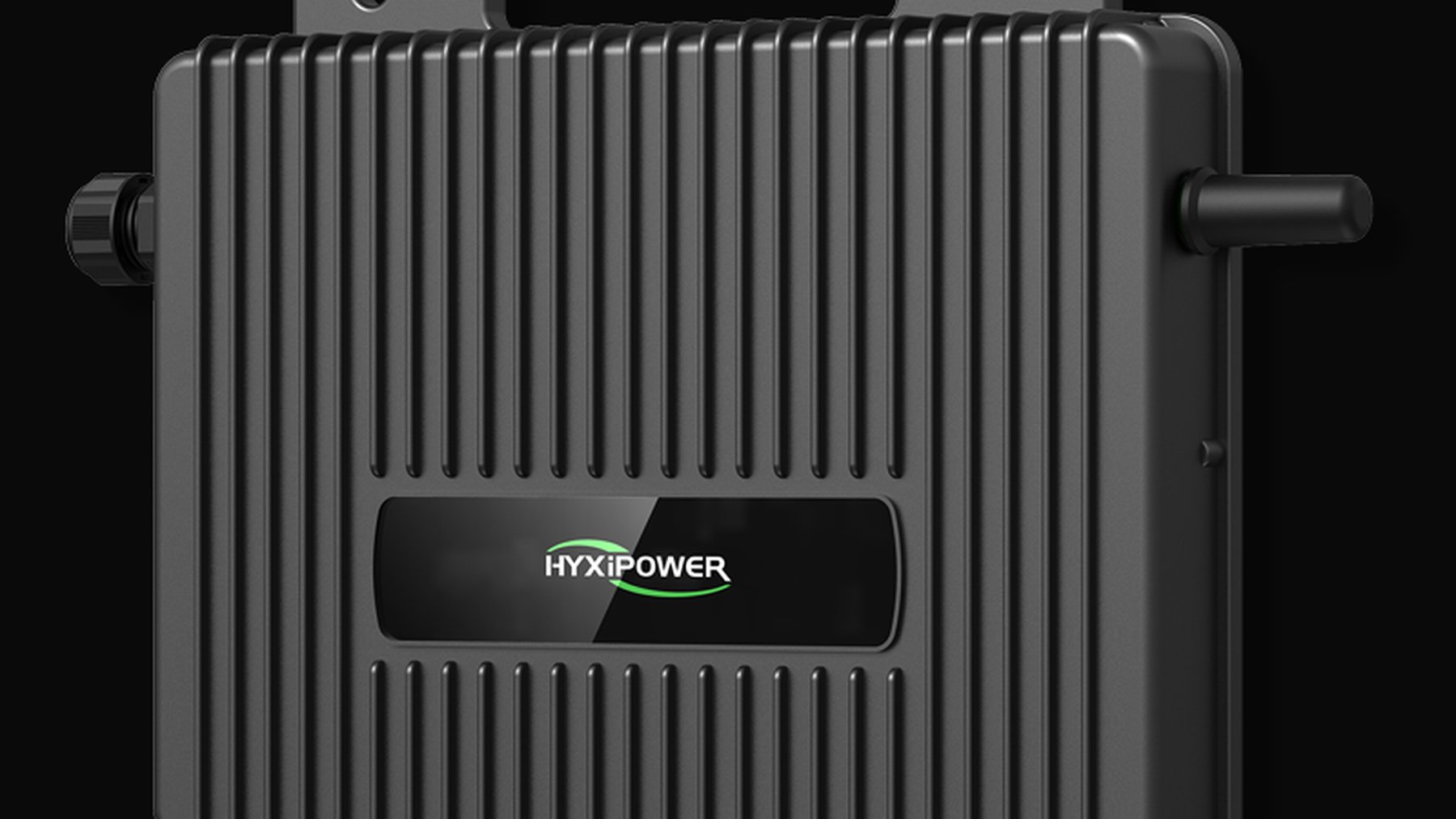 HYXI 2-in-1 microinverter — module-level MPPT for two panels, IP67 rated